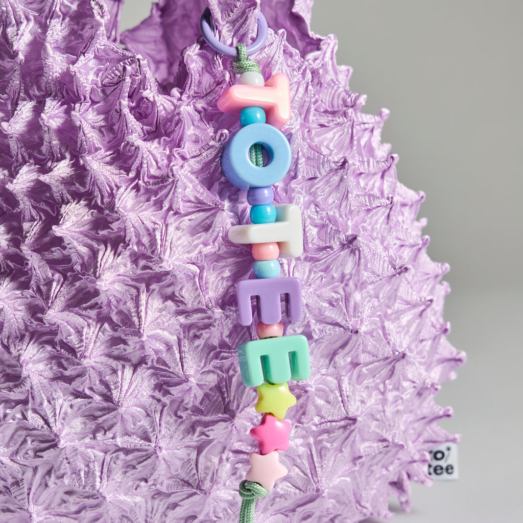 totee パステルカラー アルファベット チャーム｜柔らかな色合いのおしゃれなバッグチャーム ギフトにも最適